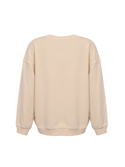 Felpa girocollo in cotone con logo glitter BLUGIRL | RA6041 F097121406